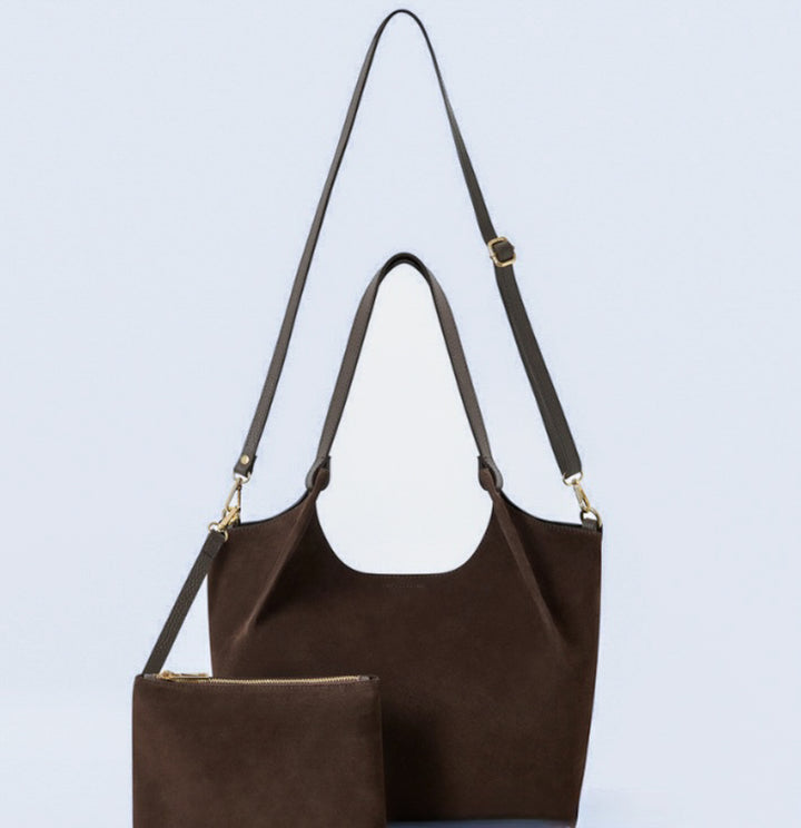 Erin Suede Large Tote Bag