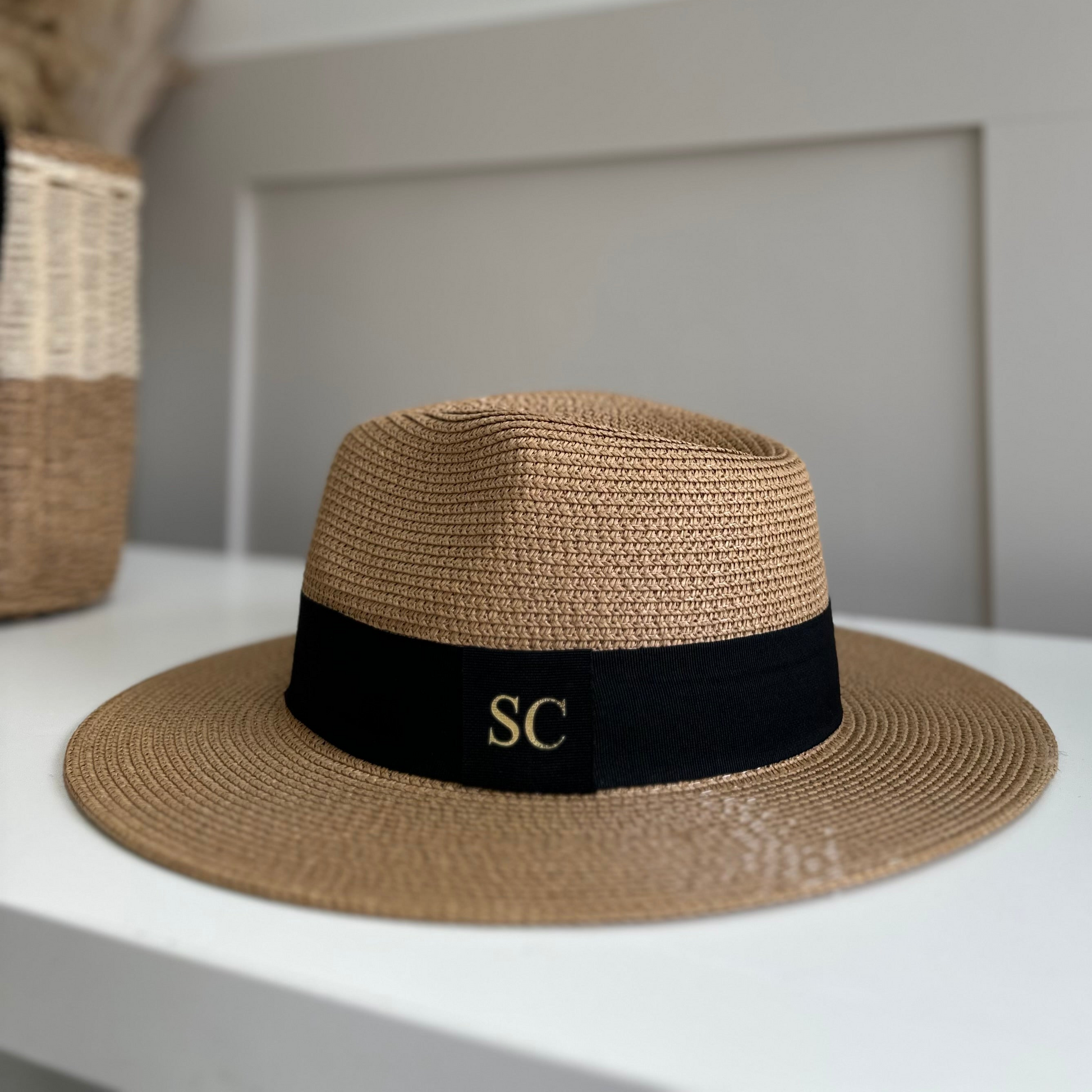 personalised beach hat 