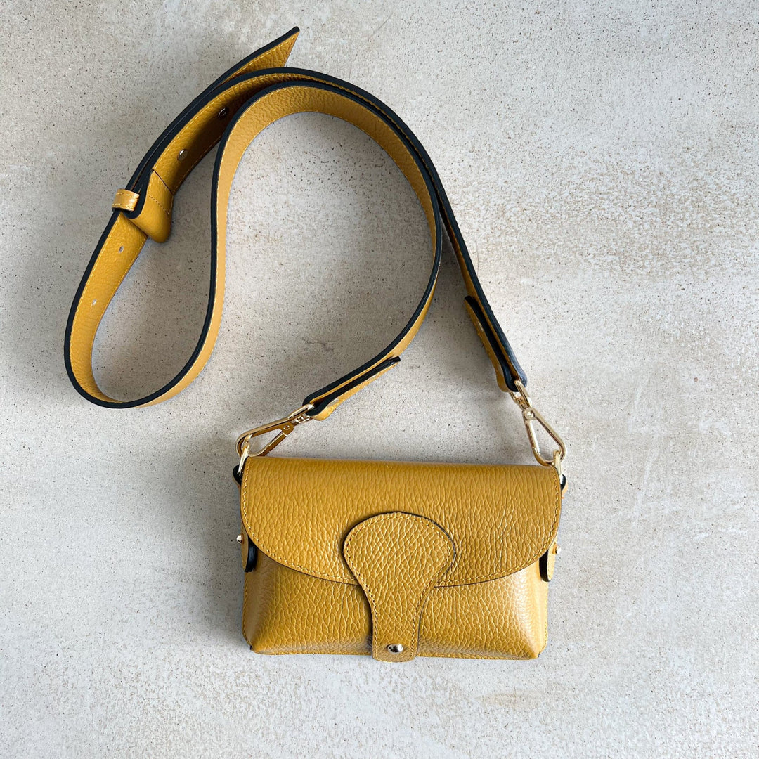 Arabella Leather Mini Crossbody Bag - OLIVIA AND GRAY LTD