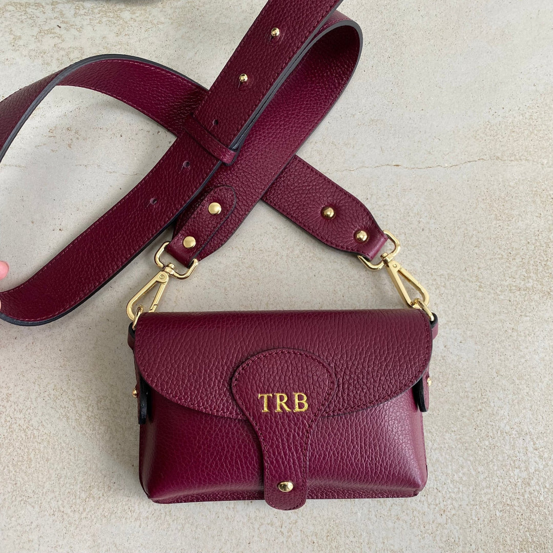 Arabella Leather Mini Crossbody Bag - OLIVIA AND GRAY LTD