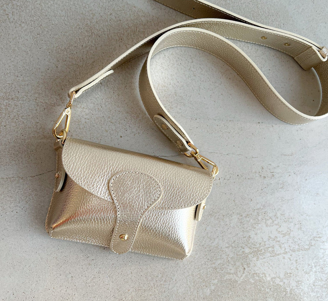 Arabella Leather Mini Crossbody Bag - OLIVIA AND GRAY LTD
