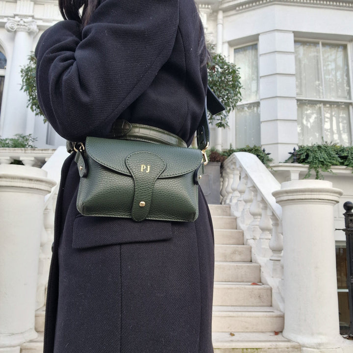 Arabella Leather Mini Crossbody Bag - OLIVIA AND GRAY LTD