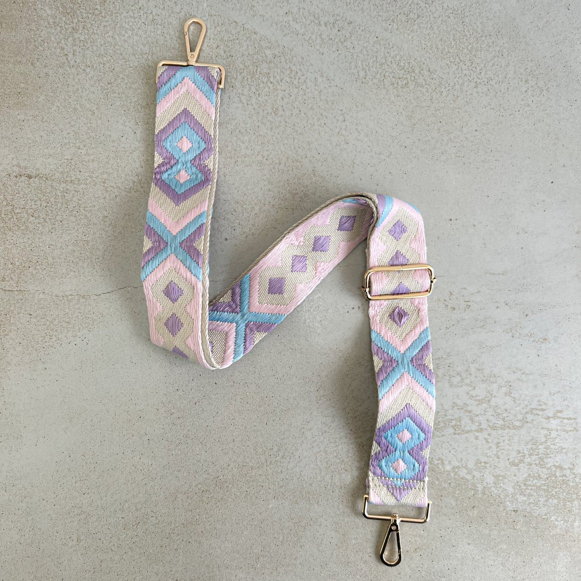 Aztec Pattern Detachable Bag Straps - OLIVIA AND GRAY LTD