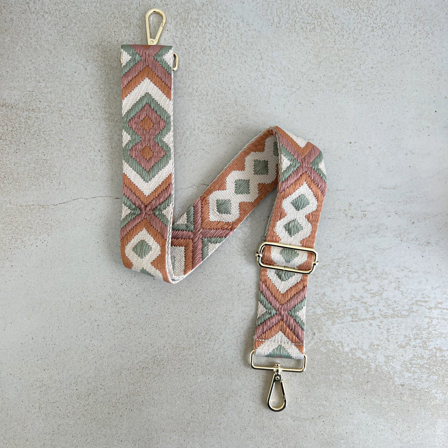 Aztec Pattern Detachable Bag Straps - OLIVIA AND GRAY LTD