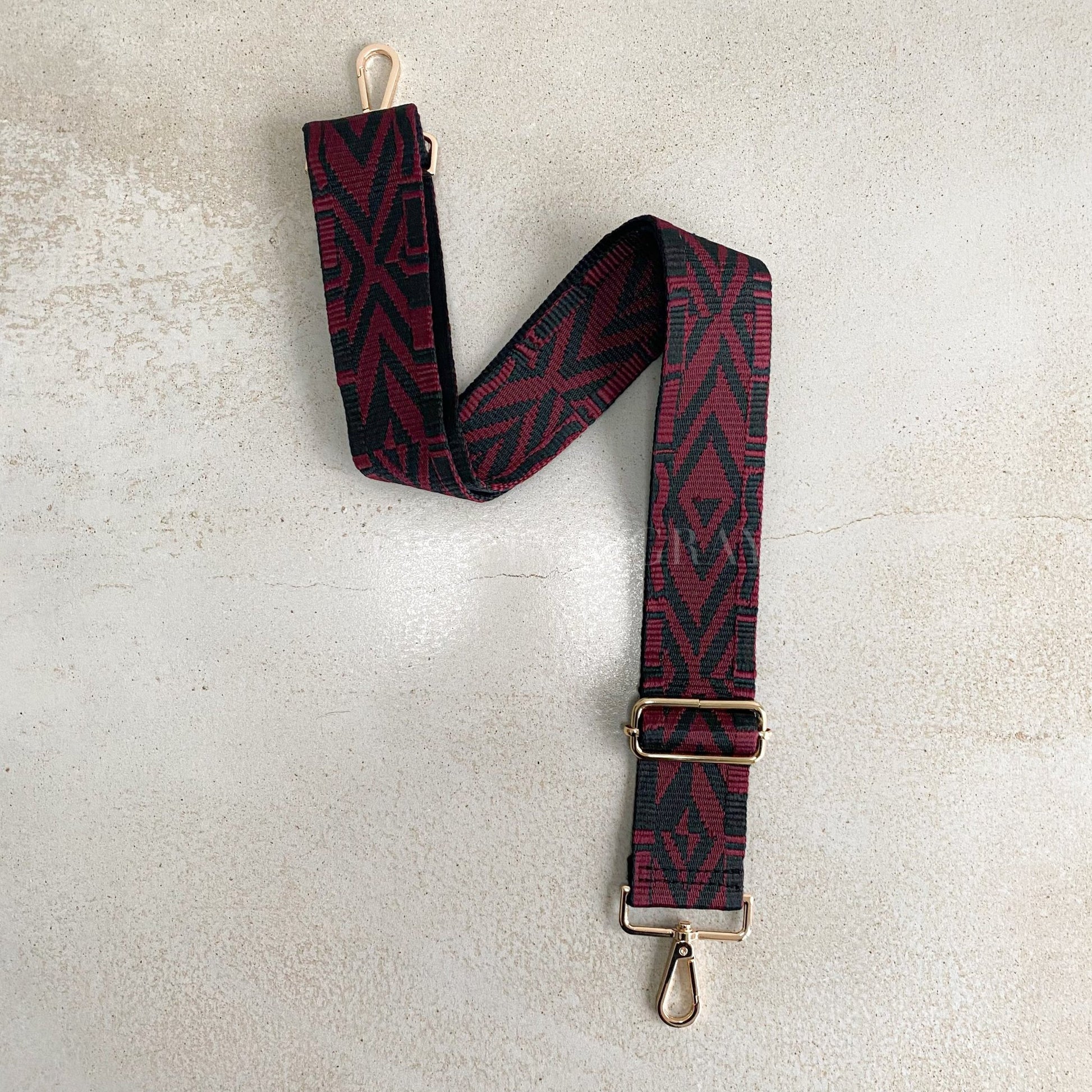 Aztec Pattern Detachable Bag Straps - OLIVIA AND GRAY LTD