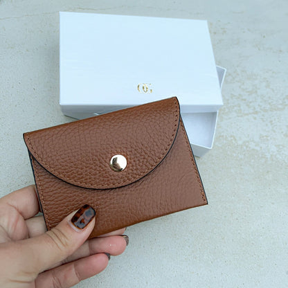 Bella Personalised Leather Card Coin Purse - OLIVIA AND GRAY LTD