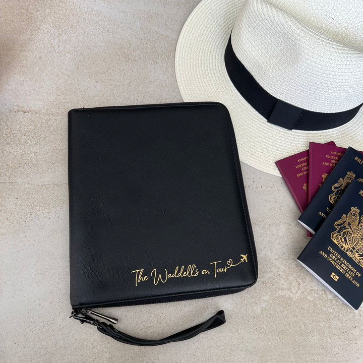 Personalised Family Travel Document Holder