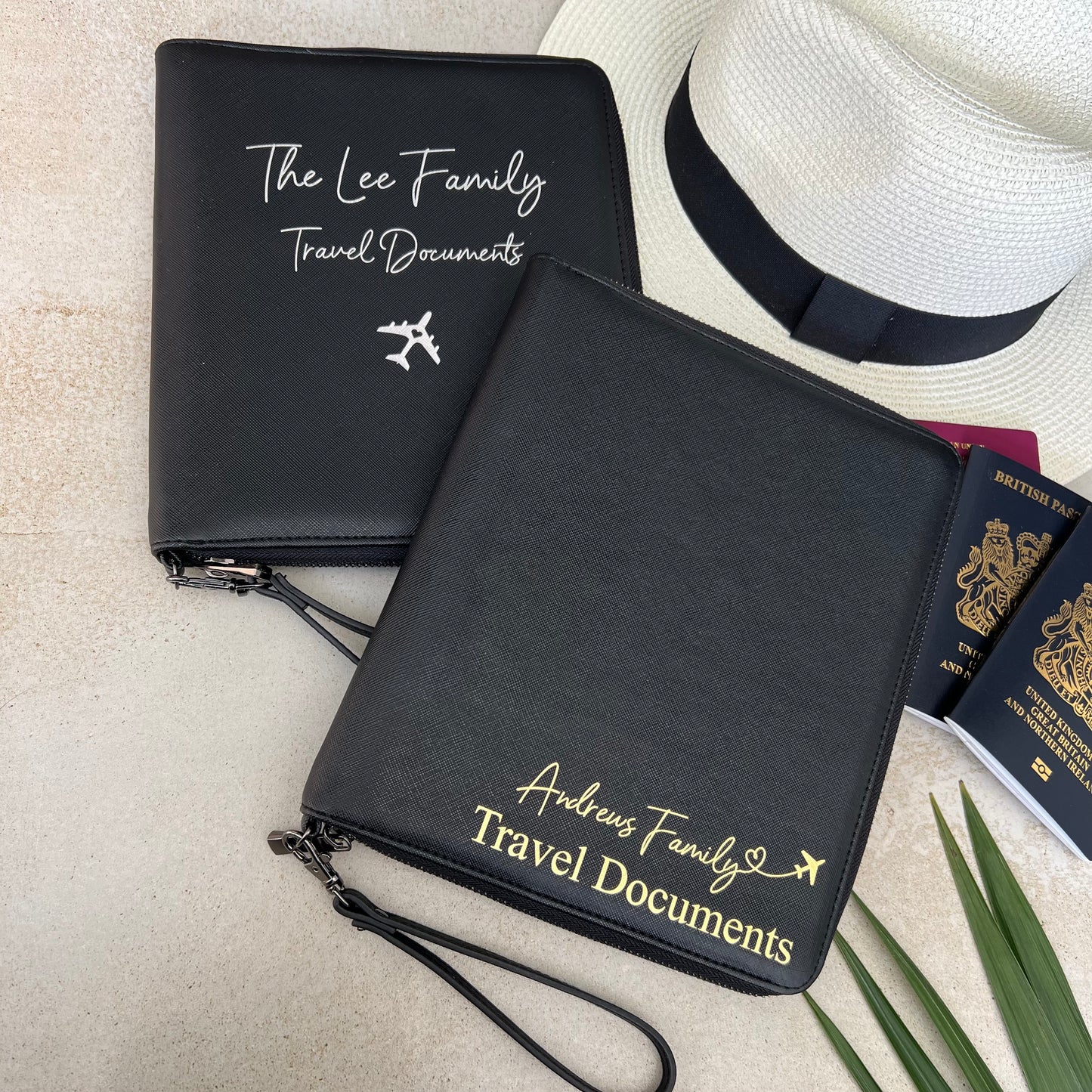 Personalised Family Travel Document Holder