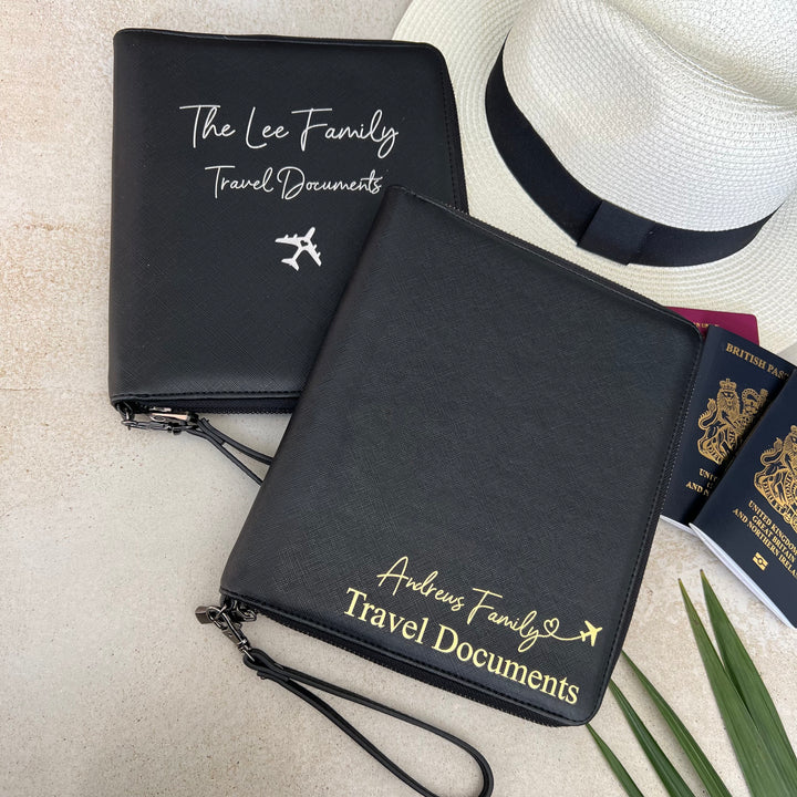 Personalised Family Travel Document Holder