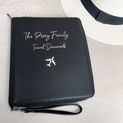 Personalised Family Travel Document Holder - OLIVIA AND GRAY LTD