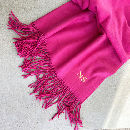 Personalised Lightweight Pashmina Scarf - OLIVIA AND GRAY LTD