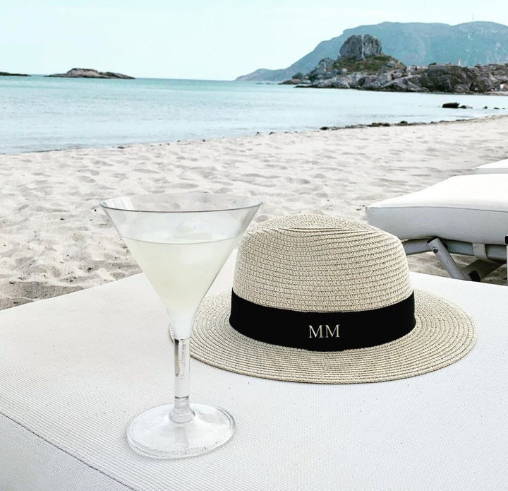 Personalised Straw Fedora Hat - OLIVIA AND GRAY LTD