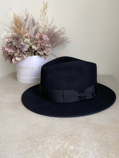 Personalised Wool Fedora Hat - OLIVIA AND GRAY LTD