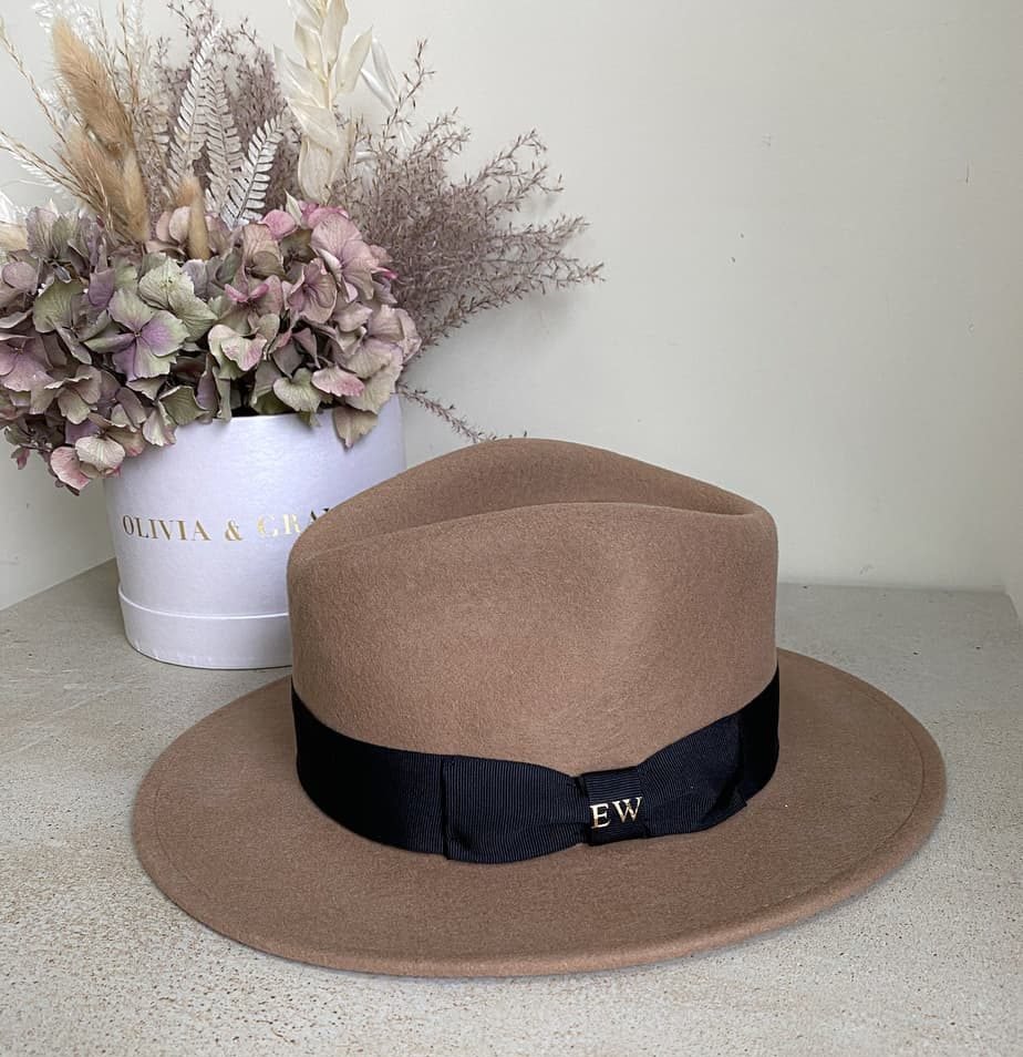 Personalised Wool Fedora Hat - OLIVIA AND GRAY LTD