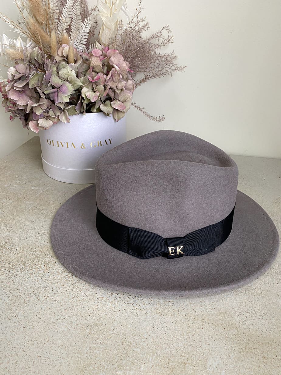 Personalised Wool Fedora Hat - OLIVIA AND GRAY LTD