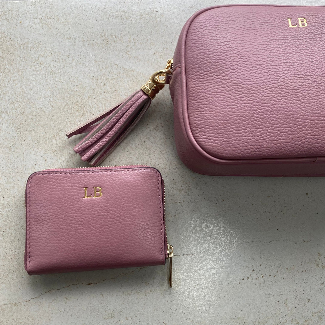 Sash Personalised Leather Purse - OLIVIA AND GRAY LTD