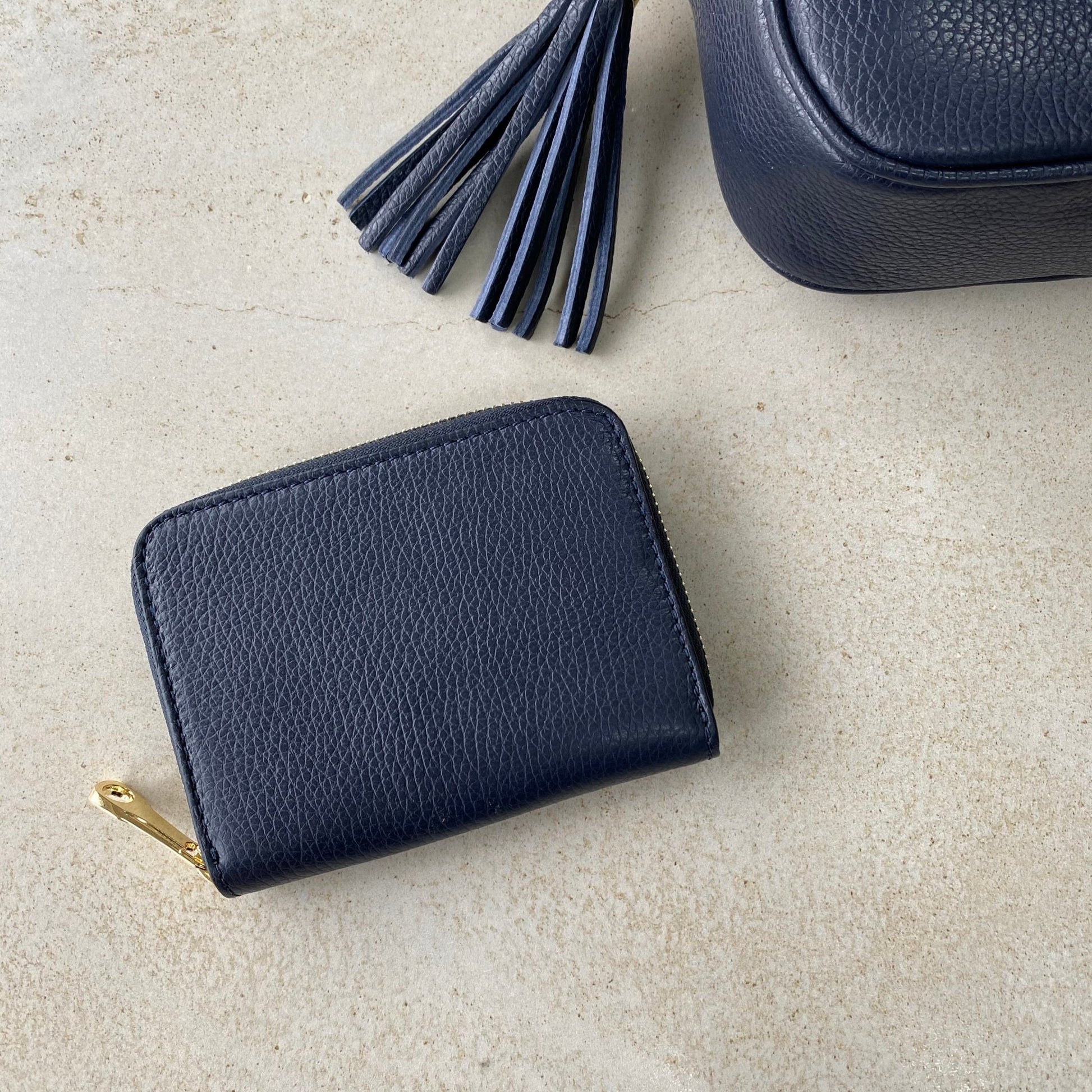 Sash Personalised Leather Purse - OLIVIA AND GRAY LTD