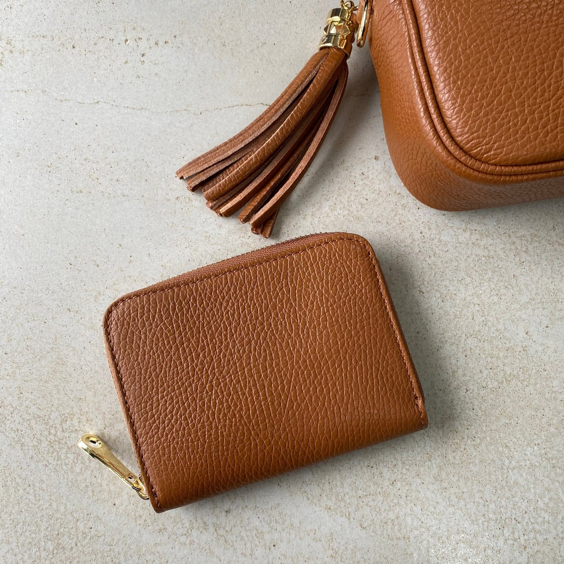 Sash Personalised Leather Purse - OLIVIA AND GRAY LTD