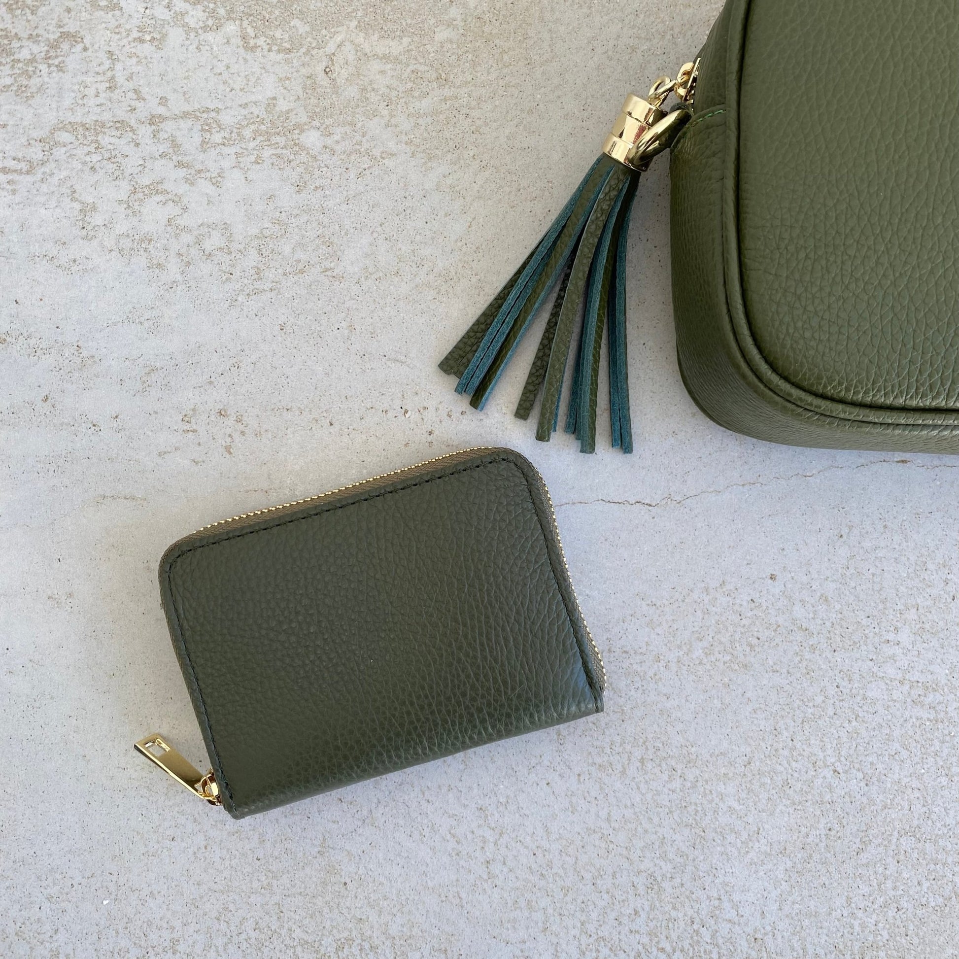 Sash Personalised Leather Purse - OLIVIA AND GRAY LTD