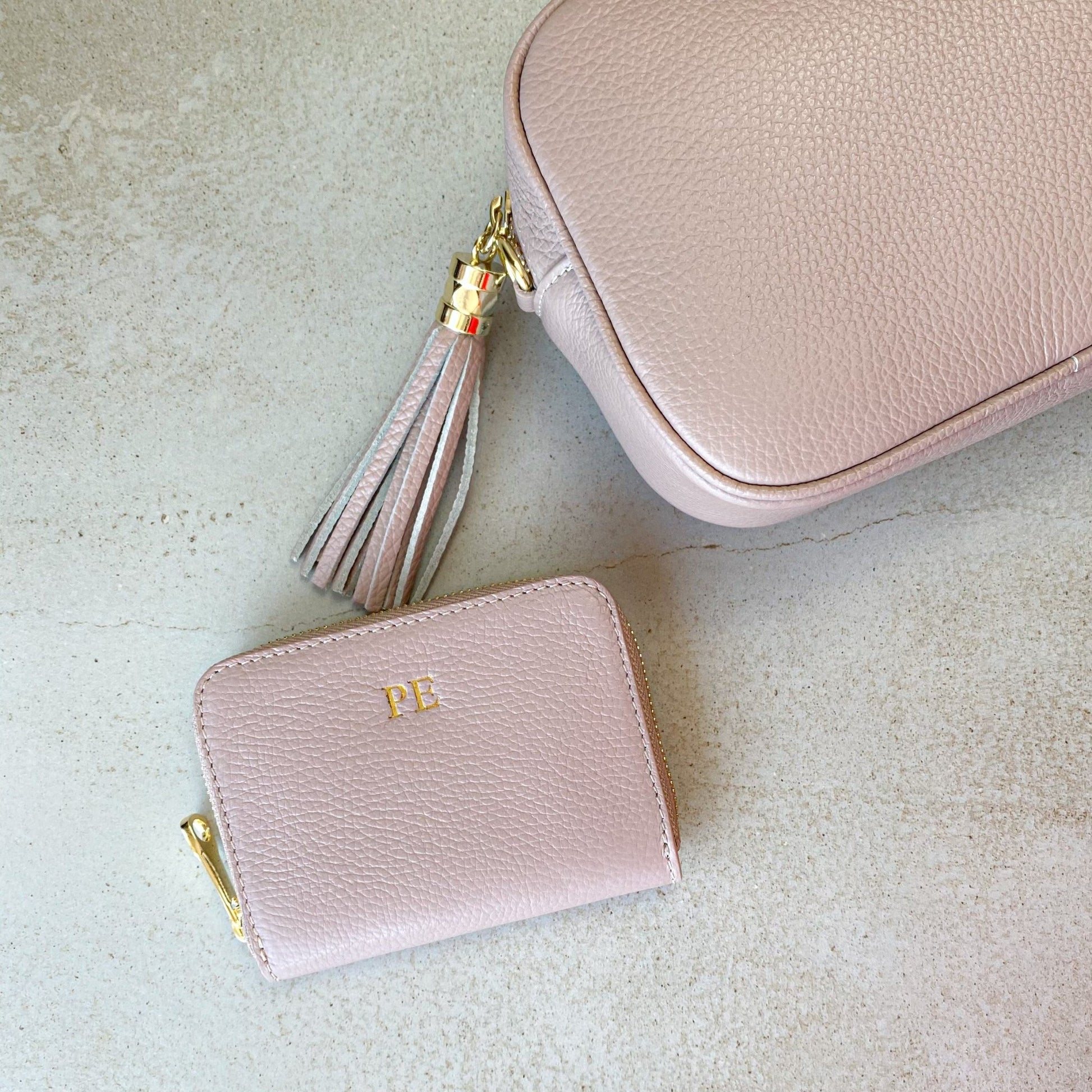 Sash Personalised Leather Purse - OLIVIA AND GRAY LTD