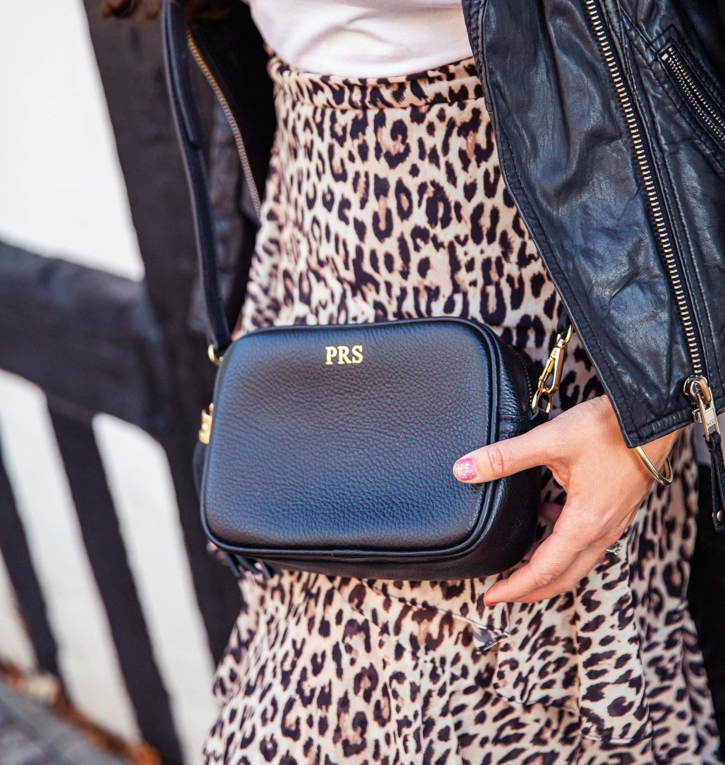 Saskia Personalised Leather Crossbody Bag - OLIVIA AND GRAY LTD