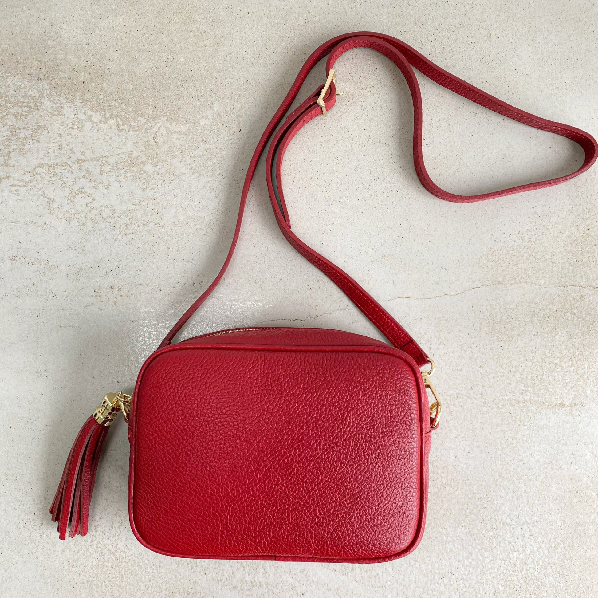 Saskia Personalised Leather Crossbody Bag - OLIVIA AND GRAY LTD