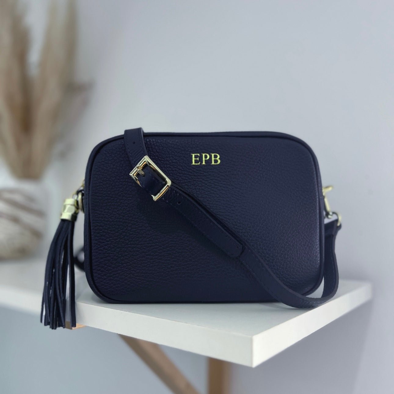 Saskia Personalised Leather Crossbody Bag - OLIVIA AND GRAY LTD