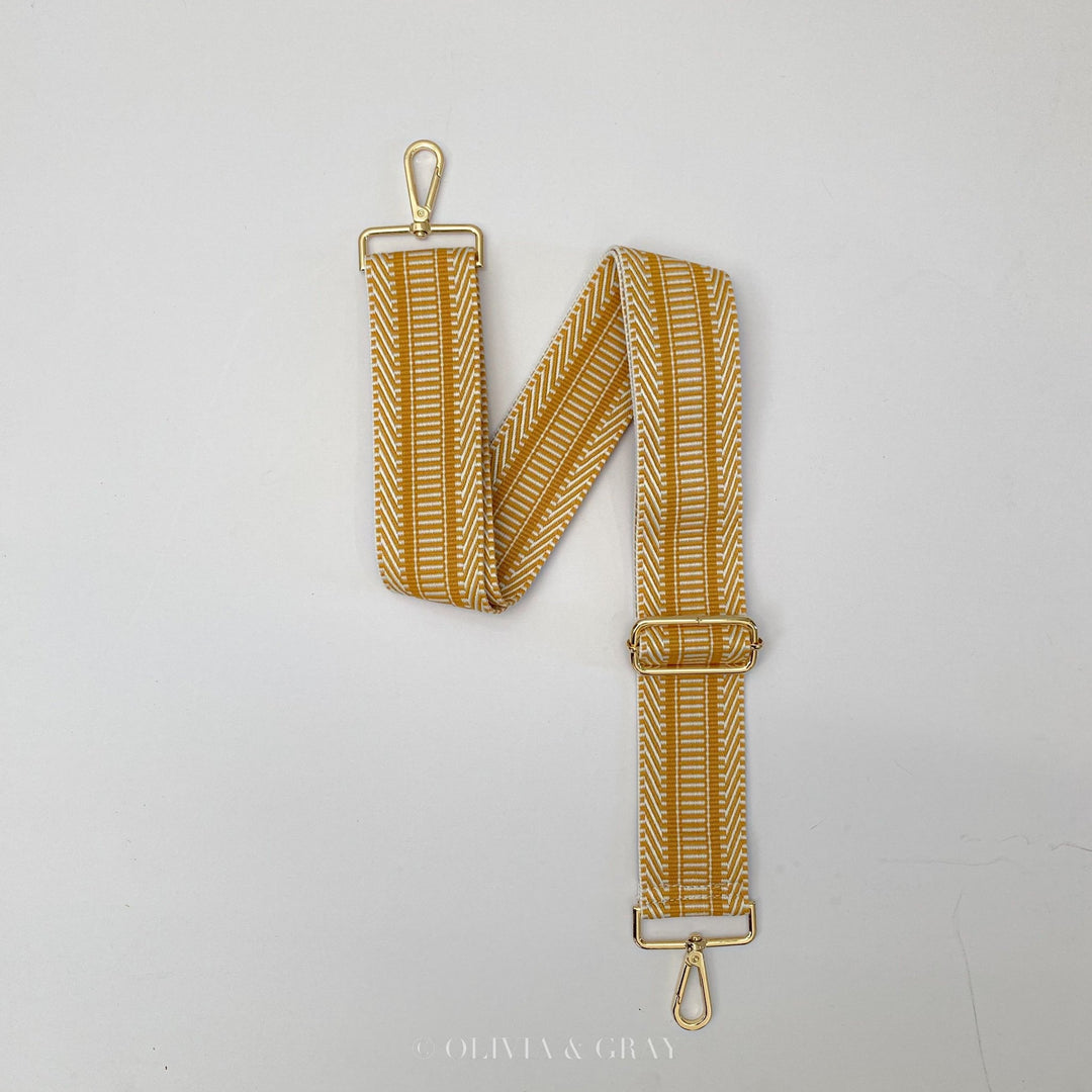 Stripe Pattern Stylish Detachable Bag Straps - OLIVIA AND GRAY LTD