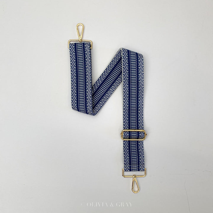 Stripe Pattern Stylish Detachable Bag Straps - OLIVIA AND GRAY LTD