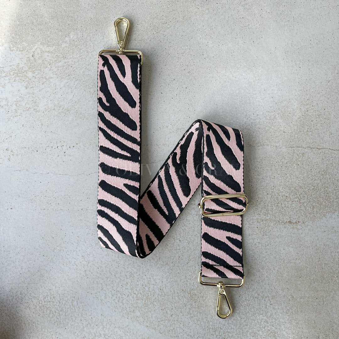 Zebra Print Stylish Bag Straps - OLIVIA AND GRAY LTD