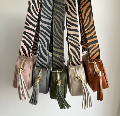 Zebra Print Stylish Bag Straps - OLIVIA AND GRAY LTD